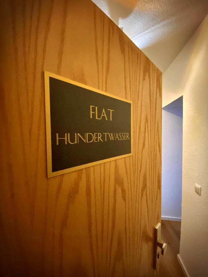 Flat Hundertwasser Erfurt Buitenkant foto